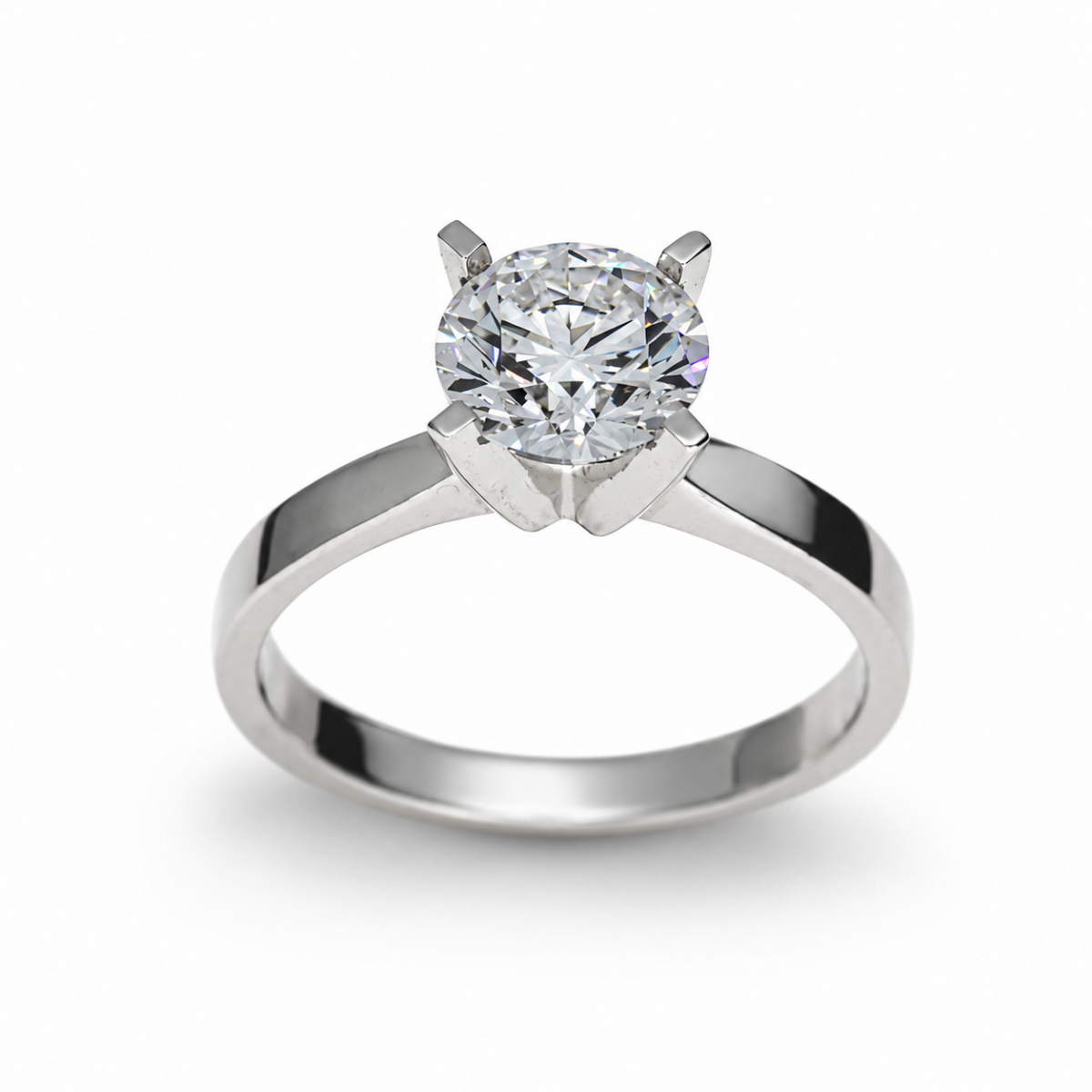 Lab-Grown Solitair ring 1.62crt